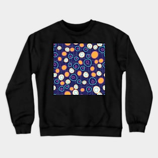 Circle circus on a grid Crewneck Sweatshirt